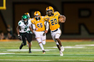 Marcos de Niza running back Lorenzo Alexander (20) 