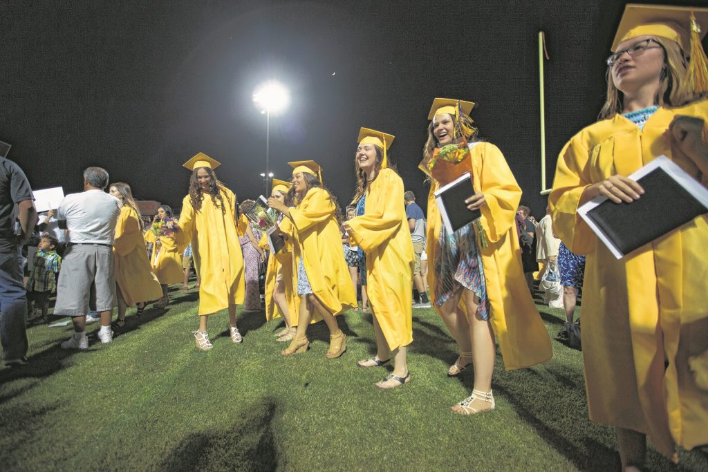 Corona del High School, in a Wrangler News photo from last year, celebrated graduation for its Class of 2015.The names of graduates of both Marcos de Niza High School and Corona del Sol High Schools Class of 2016 are listed here. 