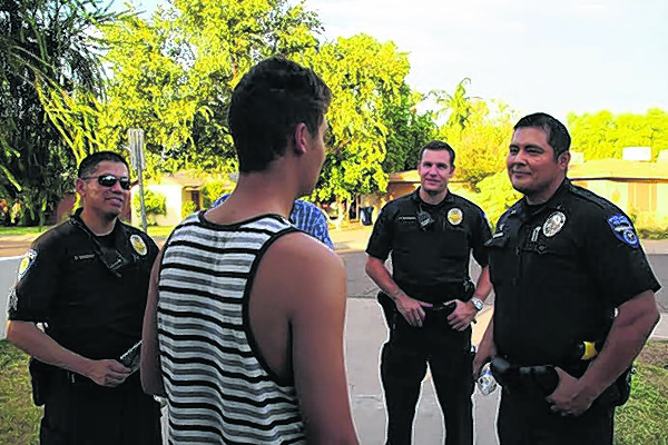 Tempe police encourage, and welcome, citizen contact. 