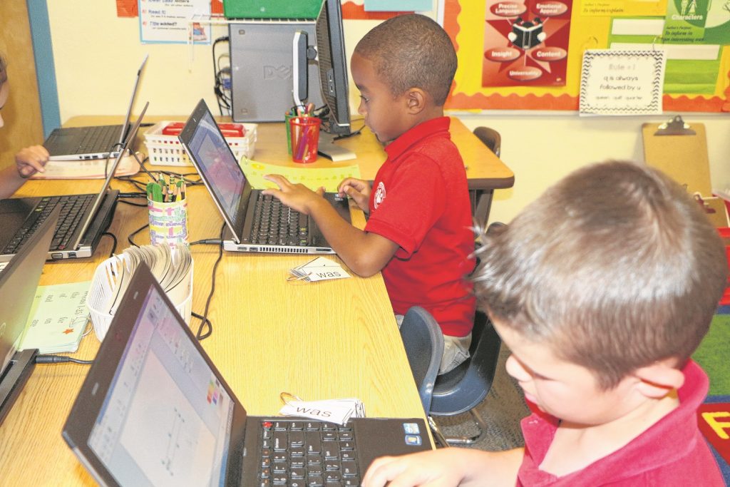 Families in the Kyrene School district will get a chance to enroll their pre-school age children in one of two Early Learning Centers the district will launch during the upcoming school year. The centers will offer these youngest of students myriad ways to develop both social and academic skills as well as the chance to participate in school-wide events. Photo courtesy Kyrene School District Public Information Office 