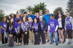 Up early and ready to depart from Mariposa Elementary School, a group of Ridge supporters headed off for a fund-raising trek to South Mountain hiking trails. [Billy Hardiman/Wrangler News]